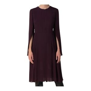SAINT Laurent eggplant purple sheath mini dress
